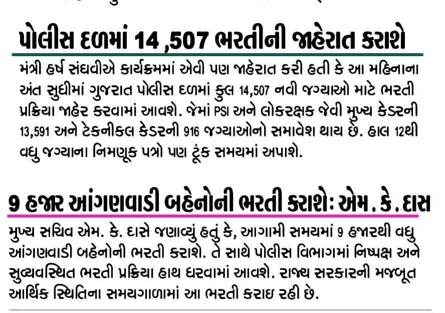 આંગણવાડી ભરતી 2026